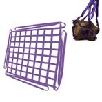 Kargo Ağı, Ağır Hizmet Naylon Kargo Kaldırma Ağı 1m x 1m 10cm Mesh 1 Ton Yük Kapasitesi İnşaat Arma için Dayanıklı Kaldırma Sapanı Güçlü Yük Taşıma Operasyonları için Hareketli Çekme Emniyet Kayışları