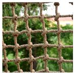 Kargo Ağı, Tırmanma Çerçevesi Ağı, Oyun Alanı için Halat Ağı - Çocuklar için Kaya Merdiveni Duvar Hamağı - 3X7m (9.84X22.89.3 m) - Ağaç Ev Oyun Seti ve Salıncak Seti için İdeal