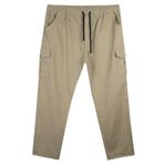 Kargo Cepli 100 Kilo-180 Kilo Arası Için Uygun Erkek Büyük Beden Gabardin Pantolon (Bej, 9XL)