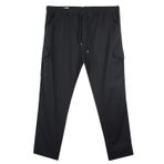 Kargo Cepli 100 Kilo-180 Kilo Arası Için Uygun Erkek Büyük Beden Gabardin Pantolon (Siyah, 5XL)