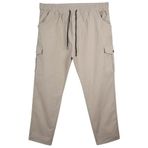 Kargo Cepli 100 Kilo-180 Kilo Arası Için Uygun Erkek Büyük Beden Gabardin Pantolon (Taş, 4XL)