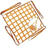 Kargo Net,İnşaat Malzemesi Taşıma için Ağır Hizmet Kaldırma Ağı - 3x Mesh Naylon Sling, 15cm Genişlik, 2.5 Ton Yük Kapasitesi, Dayanıklı ve Güvenilir Askı Çözümü