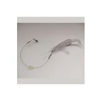 Karides Sahte Silikon Shrimp Balık Yemi Silikon Karides 7,62 cm 6,5 gr Beyaz