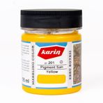 Karin 201 Sarı 105 ml Ebru Boyası