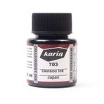 Karin 30 ml Siyah 703 Hat Mürekkebi