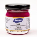 Karin 304 Fuşya 40 ml Ezilmiş Ebru Boyası