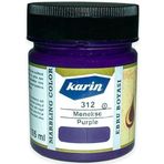 Karin 312 105 ml Menekşe Ezilmiş Ebru Boyası