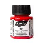 Karin 45 ml N:306 Kök Kırmızı Hat Mürekkebi