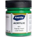 Karin 501 Yaprak Yeşili 105 ml Akrilik Boya