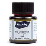 Karin Çini Mürekkebi 45ml 300 Karmen kırmızı