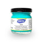 Karin Karin Geleneksel Ebru Boyası 408 Kobalt Turkuaz 40 ml