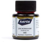 Karin Karmen Kırmızı 45 ml Çini Mürekkebi