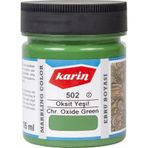 Karin N:502 Oksit Yeşil 105 ml Geleneksel Ebru Boyası