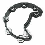 Karin SK-100 Yarım Ay Tef - 8 Çift Zilli (Aksesuar - Ritim Seri) | Ergonomik Tutuş, 8 Çift Paslanmaz Çelik Zil, Yüksek S