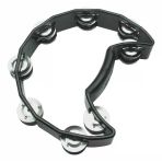 Karin Sk-100 Yarım Ay Tef - 8 Çift Zilli (Aksesuar - Ritim Seri) | Ergonomik Tutuş, 8 Çift Paslanmaz Çelik Zil, Yüksek Ses Hacmi Ve Hafif Gövde | Ölçü: 22 Cm Standart Genişlik