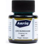 Karin Yeşil 45 ml Çini Mürekkebi