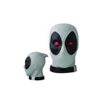 karinabest Marvel X-Force Deadpool Head Bank Kumbara, Monogram Tasarım, Gri-Siyah