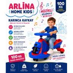 Karınca Kaykay Pedalsız Kolay Kullanım Müzikli Sevimli Ayıcık Sepetli