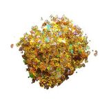 Karışık Glitter Harf Epoksi Reçine Harfleri 5 GRAM Metalik Gold