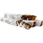 Karışık Kuruyemişli Rulo Lokum 1 kg Antep Fıstığı, Fındık, Badem, Sarı Üzüm, Siyah Üzüm, Yaban Mersini, Kabak Çekirdeği