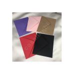 Karışık Renkli Minik Mesaj Zarfı Mixed Color Envelope Küçük Zarf 7X9cm - 10 Adet