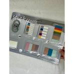 Karışık Tonlar Cetvelli Retro Renk İndeks Sticker/İndex/Postit/Post-it/Kitap Ayracı/Not Kağıdı/Washi Bant