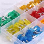 Karışık Üniversal Mini Bıçak Sigorta Plastik Kutulu 100'lü Paket