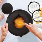 Karıştırma Kabı Rendeli 5 Parça 24 Cm