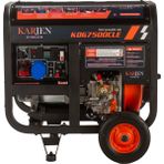 Karjen KDG7500CLE 7.5 Kva Monofaze Dizel Jeneratör (Açık Kasa)