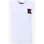 Karl Lagerfeld Beyaz Erkek Atlet 240M2203100 - XL