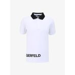 KARL LAGERFELD Beyaz Erkek Polo T-Shirt 745020542221