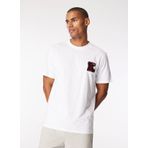 KARL LAGERFELD Bisiklet Yaka Baskılı Beyaz Erkek T-Shirt 240M2204100
