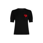 KARL LAGERFELD Bisiklet Yaka Kazak, M, 5003247418, Siyah, Kadın