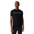 Karl Lagerfeld Bisiklet Yaka T-Shirt, S, 5003162946, Siyah, Erkek