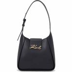 Karl Lagerfeld Deri Omuz Çantası, Standart, 5003305403, Siyah, Kadın