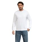Karl Lagerfeld Erkek Bisiklet Yaka Sweatshirt, Beyaz, M Beden