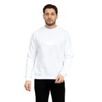 KARL LAGERFELD Erkek Bisiklet Yaka Sweatshirt, Beyaz, M