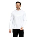 Karl Lagerfeld Erkek Bisiklet Yaka Sweatshirt,Beyaz L,4062226781619