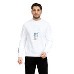 Karl Lagerfeld Erkek Bisiklet Yaka Sweatshirt,Beyaz M,4062226703925
