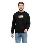 Karl Lagerfeld Erkek Bisiklet Yaka Sweatshirt,Siyah L,4099804016924