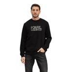 Karl Lagerfeld Erkek Bisiklet Yaka Sweatshirt,Siyah L,4099804335889