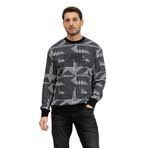 Karl Lagerfeld Erkek Bisiklet Yaka Sweatshirt,Siyah L,4099804338415