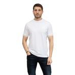 Karl Lagerfeld Erkek Bisiklet Yaka T-Shirt, Beyaz, L Beden