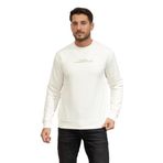Karl Lagerfeld Erkek Crewneck Bisiklet Yaka Sweatshirt, Beyaz, L Beden