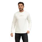 Karl Lagerfeld Erkek Crewneck Bisiklet Yaka Sweatshirt, Beyaz, S Beden