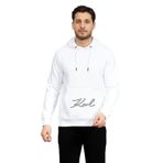 Karl Lagerfeld Erkek Kapüşonlu Sweatshirt,Beyaz S,4062226780629