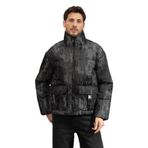 Karl Lagerfeld Erkek Mont, Siyah/Gri, 50 Beden
