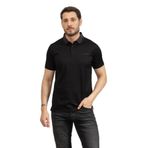 Karl Lagerfeld Erkek Polo Yaka T-Shirt, Siyah, S Beden