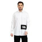 KARL LAGERFELD Gömlek, S, 972990, Beyaz, Erkek
