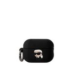 Karl Lagerfeld Head Apple Airpods Pro 2. Nesil Uyumlu Kılıf - Siyah